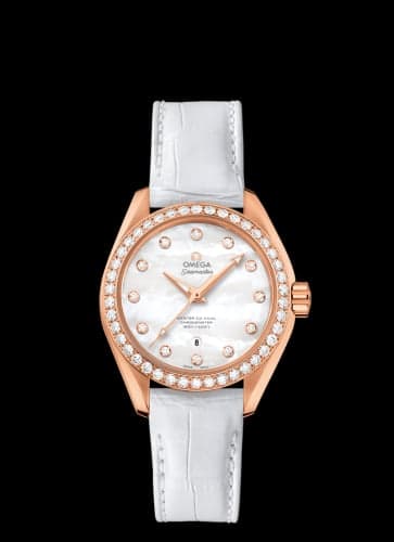 Omega Seamaster Aqua Terra 150M Master Co-Axial 34 Sedna Gold / Diamond / MOP