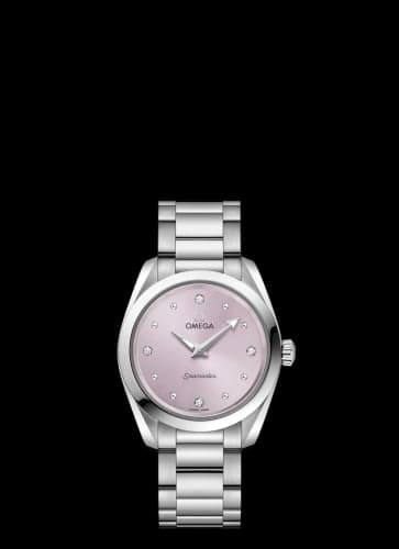 Omega Seamaster Aqua Terra 150M Quartz 28 Stainless Steel / Lilac / Bracelet