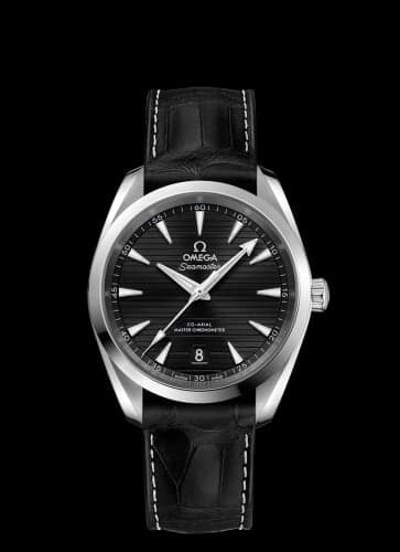 Omega Seamaster Aqua Terra 150M Master Chronometer 38 Stainless Steel / Black / Alligator