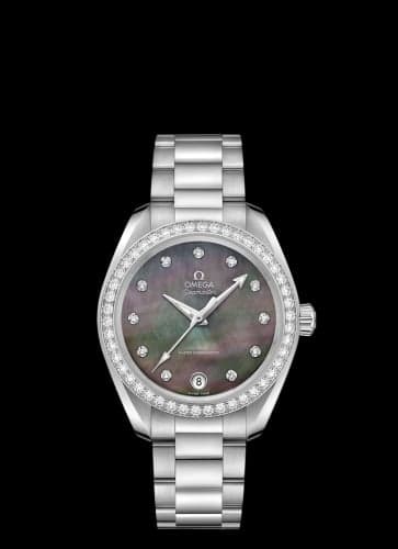 Omega Seamaster Aqua Terra 150M Master Chronometer 34 Stainless Steel / Diamond / Brown MOP / Bracelet