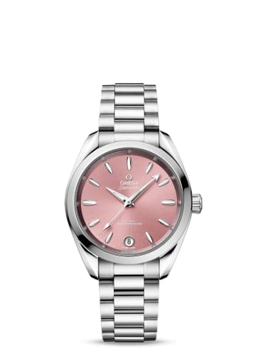 Omega Seamaster Aqua Terra 150M Master Chronometer 34 Stainless Steel / Shell Pink / Bracelet