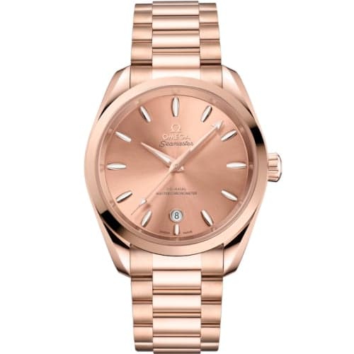 Omega Seamaster Aqua Terra 150M Shades Master Chronometer 38 Stainless Steel - Sedna Gold / Rose / Bracelet