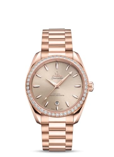 Omega Seamaster Aqua Terra 150M Master Chronometer Small Seconds 38 Sedna Gold - Diamond / Pink / Bracelet
