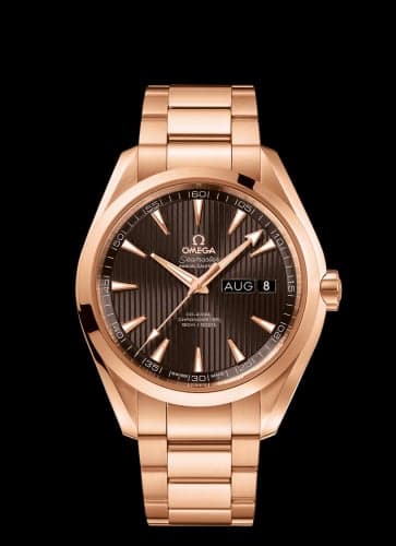 Omega Seamaster Aqua Terra 150M Co-Axial 43 Annual Calendar Red Gold / Grey / Bracelet