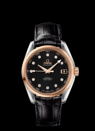 Omega Seamaster Aqua Terra 150M Co-Axial 38.5 Stainless Steel / Red Gold / Black