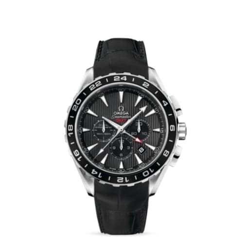 Omega Seamaster Aqua Terra 150M Co-Axial 44 GMT Chronograph Stainless Steel / Grey