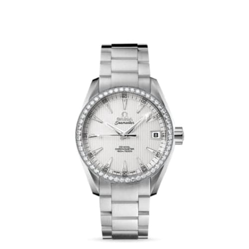 Omega Seamaster Aqua Terra 150M Co-Axial 38.5 White Gold / Diamond / Silver / Bracelet