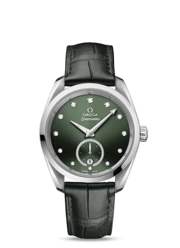 Omega Seamaster Aqua Terra 150M Master Chronometer Small Seconds 38 Stainless Steel / Green - Diamond / Alligator