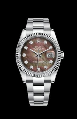 Rolex Datejust 36 Stainless Steel Fluted / Oyster / Brown MOP