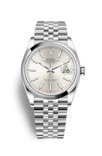 Rolex Datejust 36 Stainless Steel / Domed / Silver / Jubilee