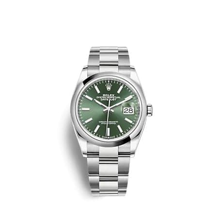 Rolex Datejust 36 Stainless Steel - Domed / Green / Oyster