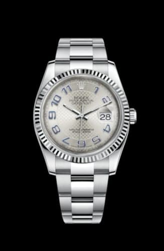 Rolex Datejust 36 Stainless Steel Fluted / Oyster / Silver Arabic
