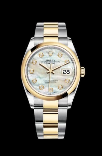 Rolex Datejust 36 Stainless Steel / Yellow Gold / Smooth / MOP Diamond / Oyster