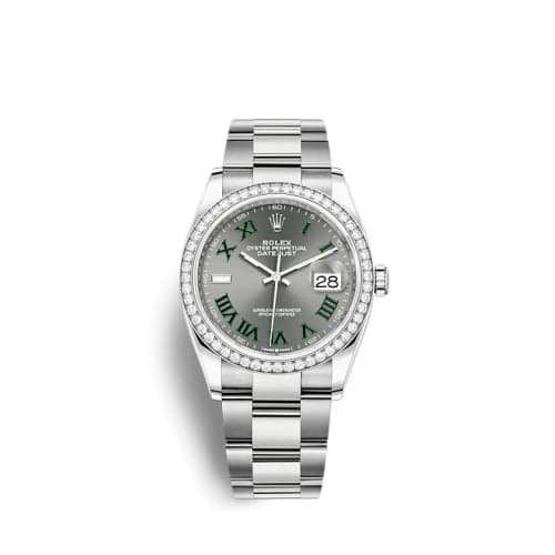 Rolex Datejust 36 Stainless Steel / Diamond / Slate - Roman / Oyster