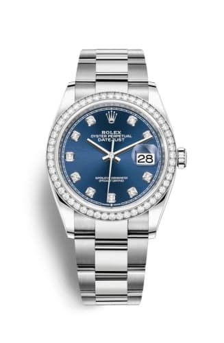 Rolex Datejust 36 Stainless Steel / Diamond / Blue-Diamond / Oyster