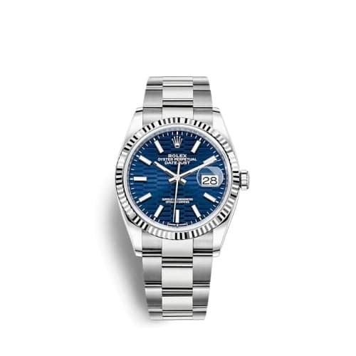 Rolex Datejust 36 Stainless Steel / Fluted / Blue - Fluted / Oyster