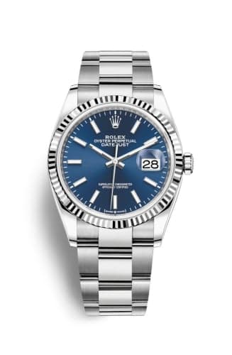 Rolex Datejust 36 Stainless Steel / Fluted / Blue / Oyster