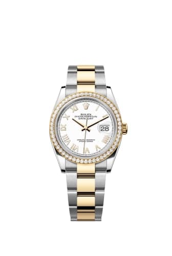Rolex Datejust 36 Stainless Steel - Yellow Gold - Diamond / White Roman / Oyster