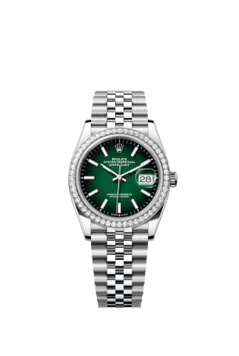Rolex Datejust 36 Stainless Steel - Diamond / Green Ombré / Jubilee