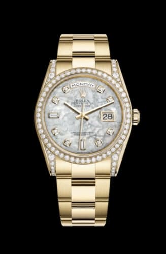 Rolex Day-Date 36 Yellow Gold Diamond / Oyster / MOP