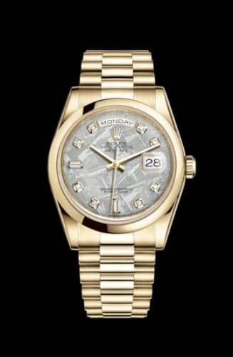 Rolex Day-Date 36 Yellow Gold Domed / President / Meteorite
