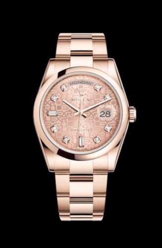 Rolex Day-Date 36 Everose Domed / Oyster / Pink Computer
