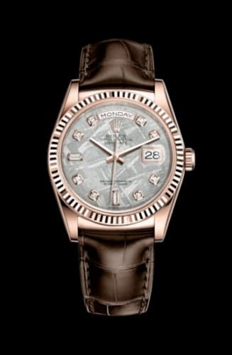 Rolex Day-Date 36 Everose / Strap / Meteorite