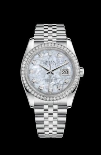 Rolex Datejust 36 Stainless Steel Diamond / Jubilee / MOP