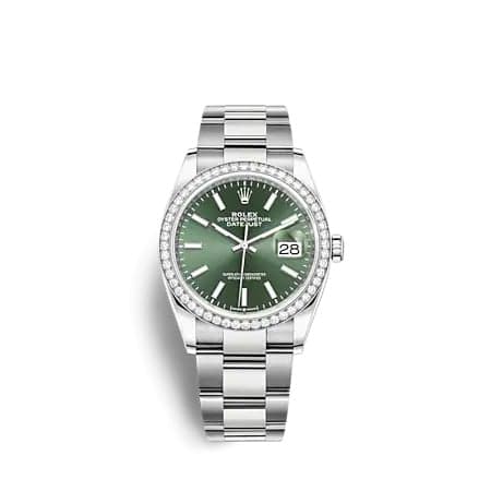 Rolex Datejust 36 Stainless Steel - Diamond / Green / Oyster
