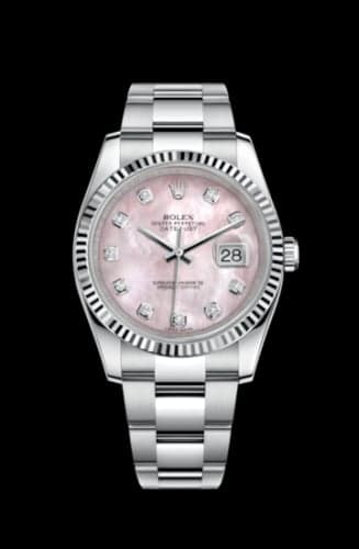 Rolex Datejust 36 Stainless Steel Fluted / Oyster / Pink MOP