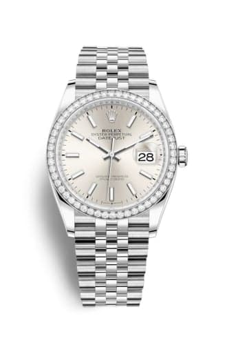 Rolex Datejust 36 Stainless Steel / Diamond / Silver / Jubilee