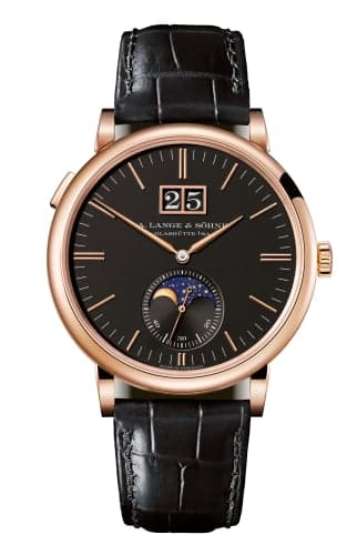 A. Lange & Söhne Saxonia Moonphase Pink Gold / Black