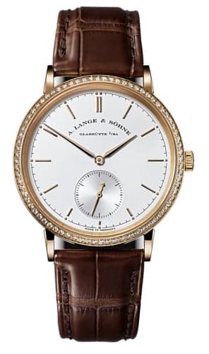 A. Lange & Söhne Saxonia Automatik Pink Gold / Diamond