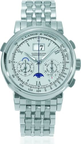 A. Lange & Söhne Datograph Perpetual Platinum / Silver / Bracelet