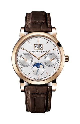 A. Lange & Söhne Saxonia Annual Calendar Pink Gold / Silver