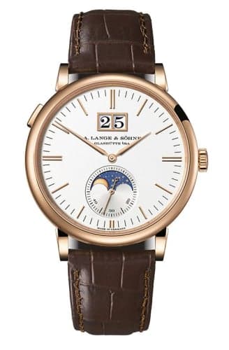 A. Lange & Söhne Saxonia Moonphase Pink Gold / Silver