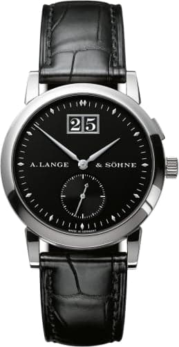 A. Lange & Söhne Saxonia Big Date Platinum / Black