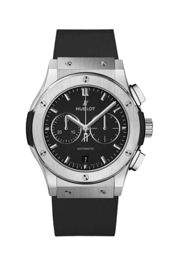 Hublot Classic Fusion 42 Chronograph Titanium / Black / Rubber