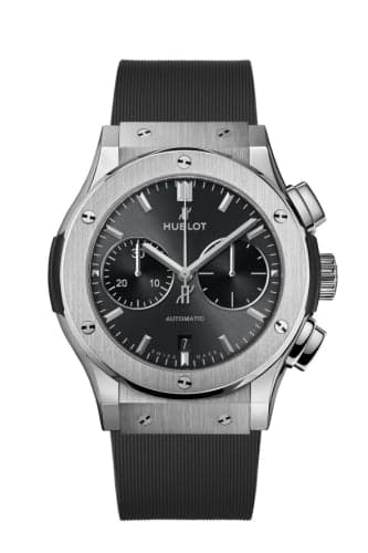 Hublot Classic Fusion 45 Chronograph Titanium / Racing Grey / Rubber
