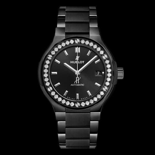 Hublot Classic Fusion 38 Black Magic - Diamond / Bracelet