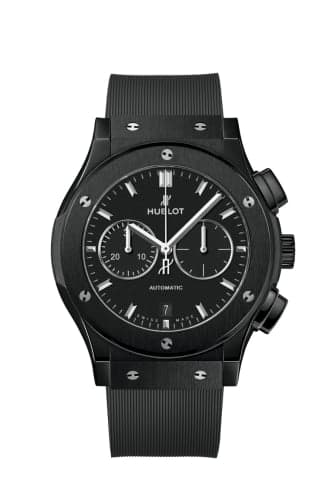 Hublot Classic Fusion 42 Chronograph Ceramic / Black / Alligator