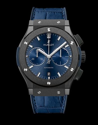 Hublot Classic Fusion 45 Chronograph Ceramic / Blue