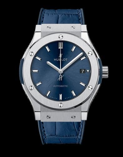 Hublot Classic Fusion 45 Titanium / Blue