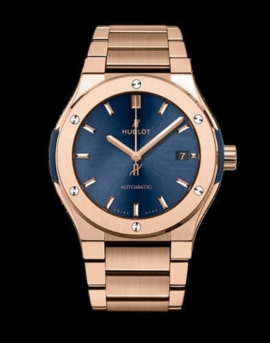 Hublot Classic Fusion 45 King Gold / Blue / Bracelet