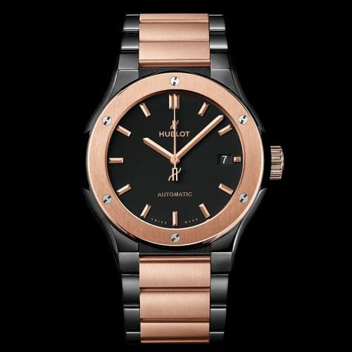 Hublot Classic Fusion 45 Ceramic - King Gold / Black / Bracelet