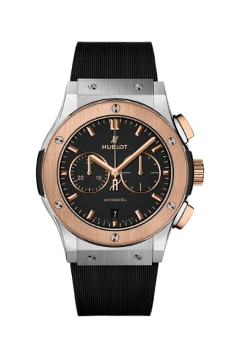 Hublot Classic Fusion 42 Chronograph Titanium - King Gold / Black / Rubber
