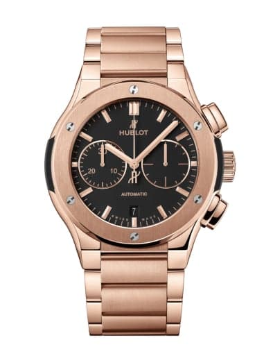 Hublot Classic Fusion 45 Chronograph King Gold / Black / Bracelet