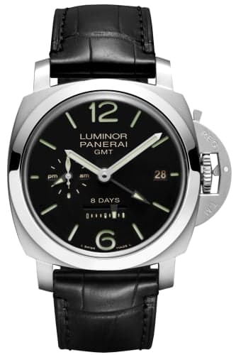 Panerai Luminor 1950 44 8 Days GMT Stainless Steel / Black
