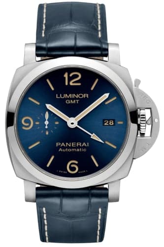 Panerai Luminor 1950 44 3 Days GMT Automatic Stainless Steel / Blue