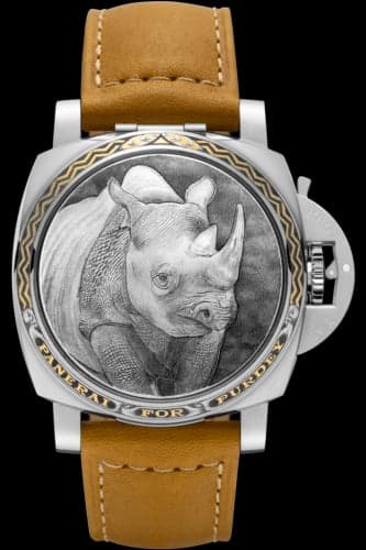 Panerai Luminor 1950 3 Days Automatic Acciaio Sealand for Purdey Rhinoceros